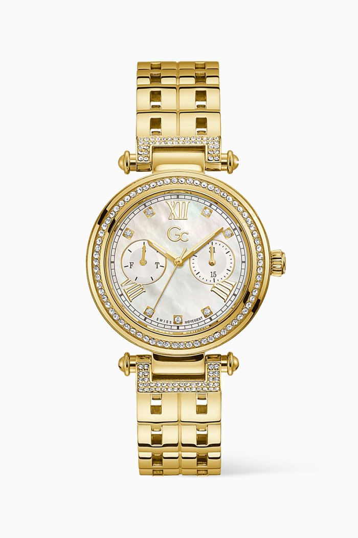 

PrimeChic Swarovski Crystal Watch, 36mm, Gold