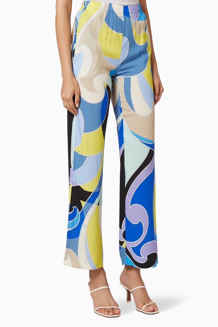 

Quirimbas Print Pants, Blue