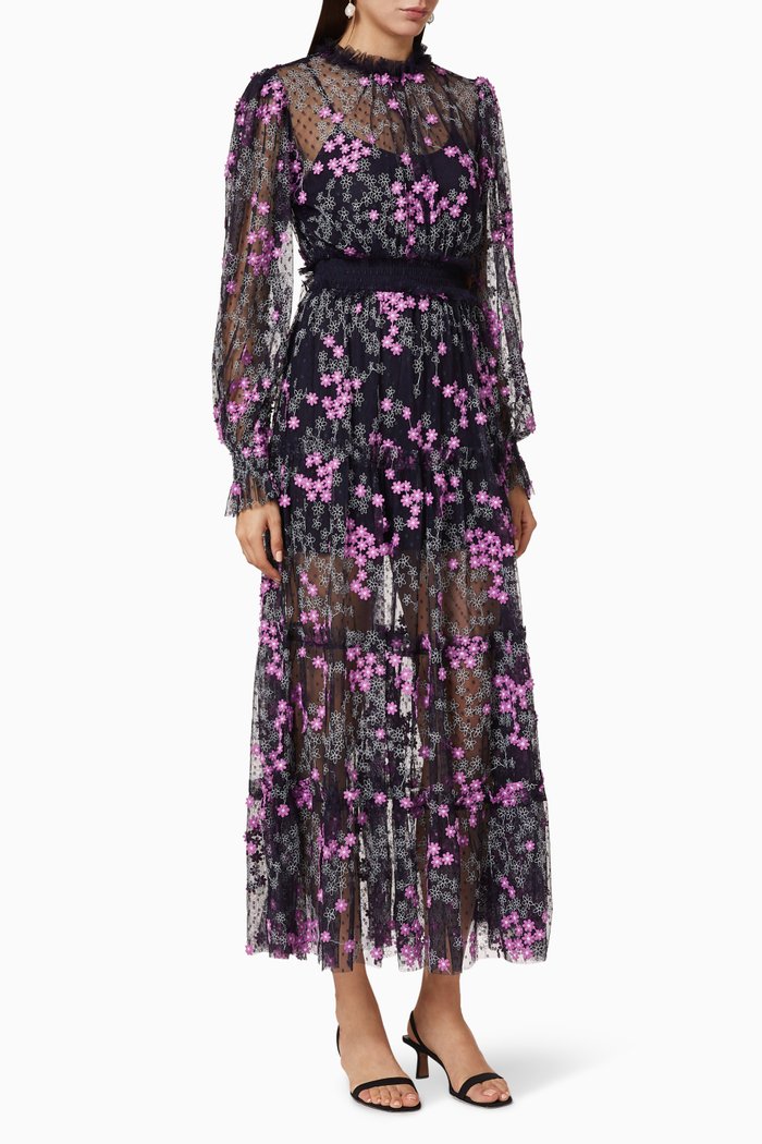 

Midnight Caller Midi Dress, Blue