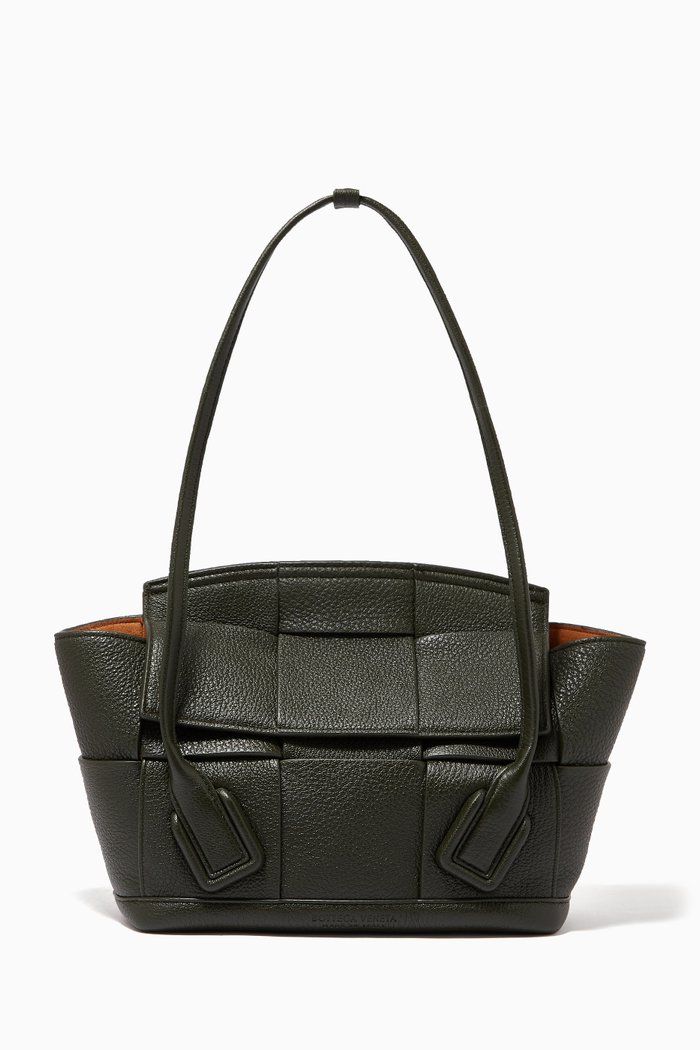 

Small Arco Bag in Goatskin, Green