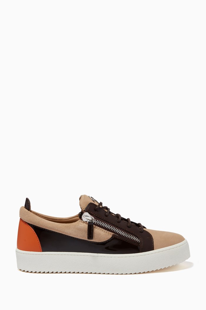 

Frankie Sneakers in Leather, Brown