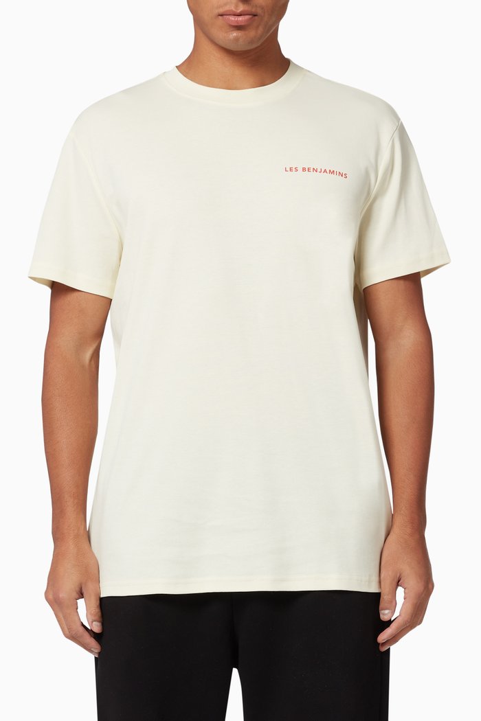 Logo Cotton T-Shirt, White