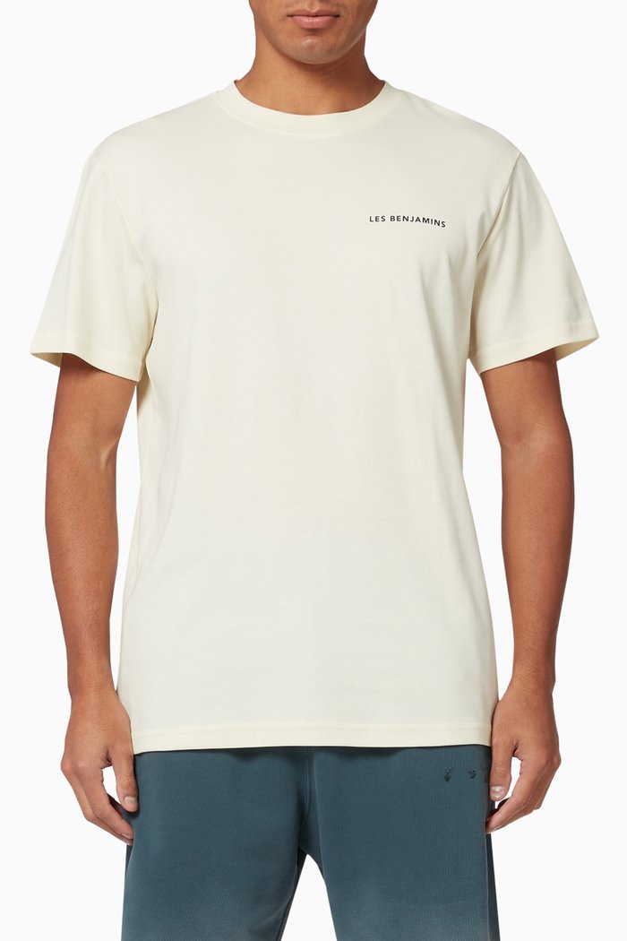 Logo Cotton T-Shirt, White