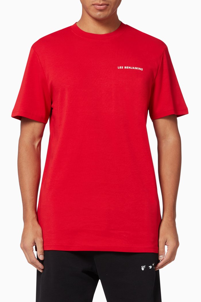

Logo Cotton T-Shirt, Red