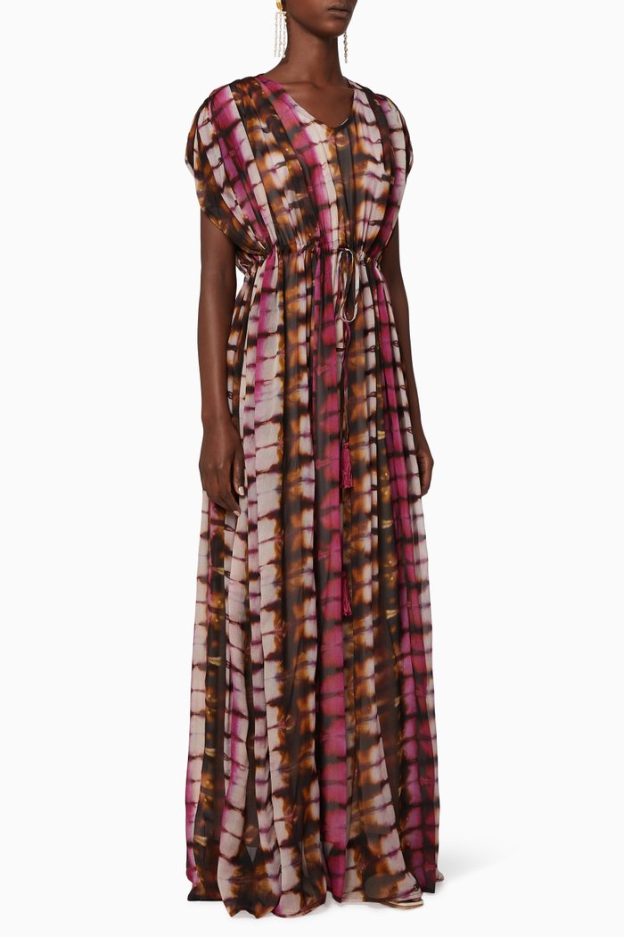 

Printed Chiffon Dress, Multicolour
