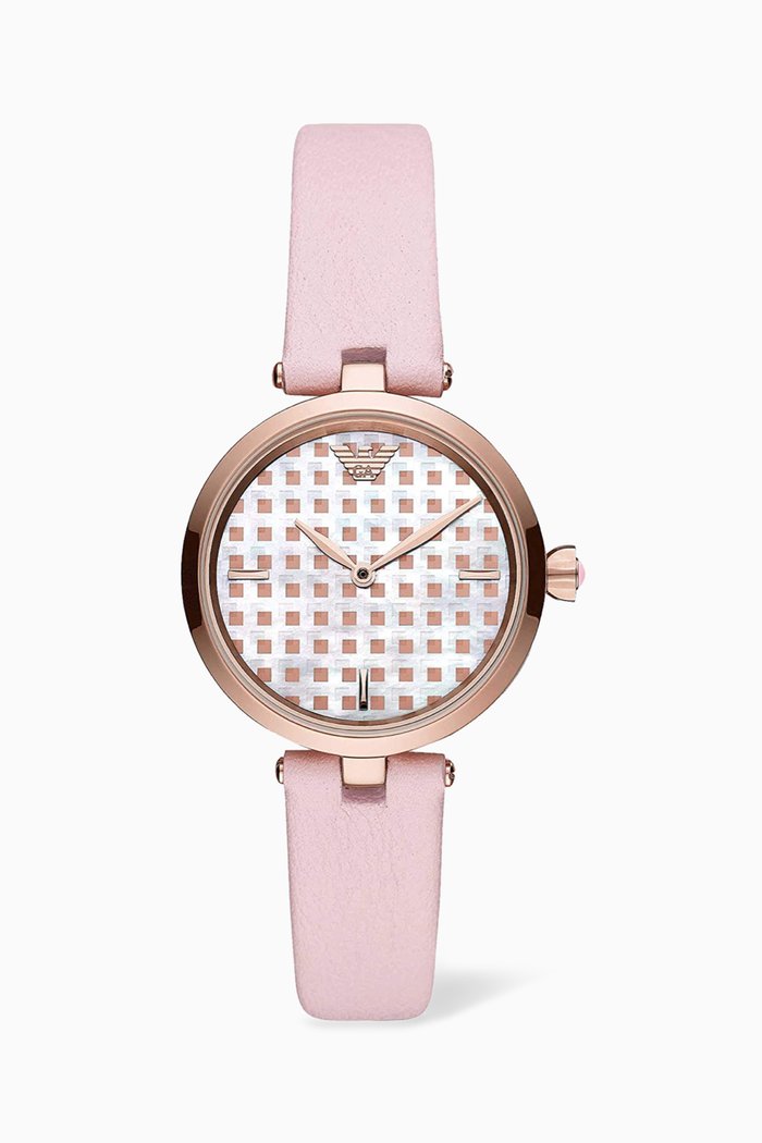 

Arianna Quartz Watch, Pink