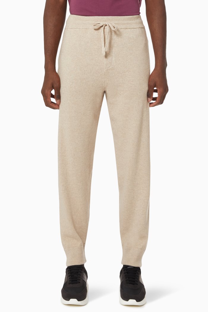 

Wool Cashmere Luxe Jogger, Neutral