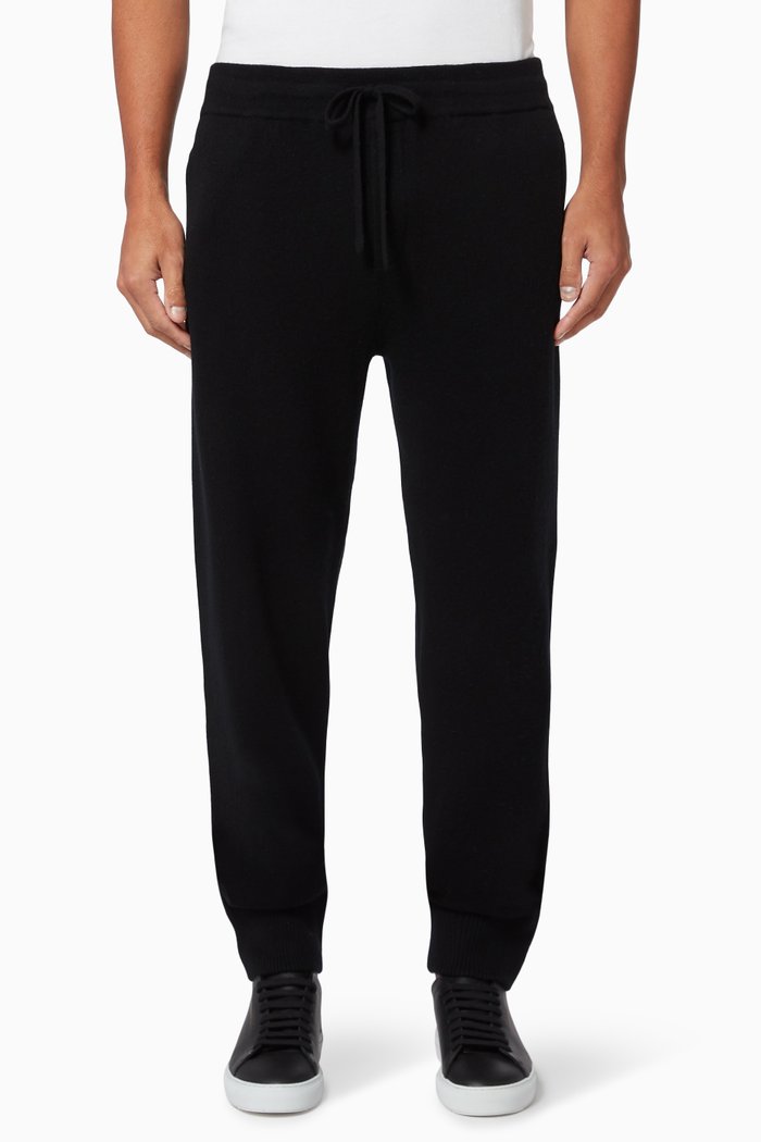 

Wool Cashmere Luxe Jogger, Black