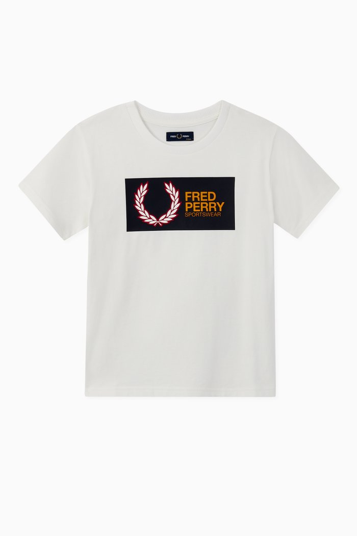 Logo Graphic Cotton T-Shirt, White