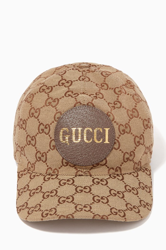 

GG Baseball Hat in Canvas, Neutral