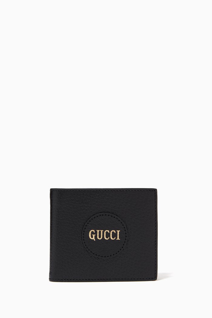 

Script Logo Wallet in Leather, Black