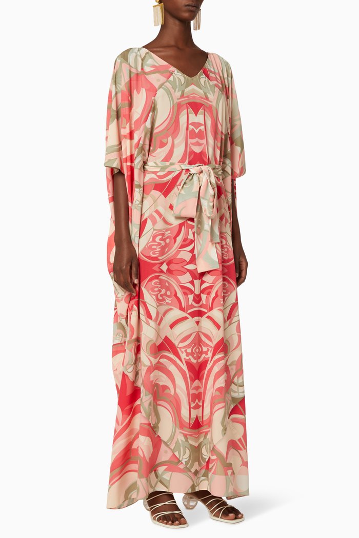 

Zambia Chiffon Kaftan, Pink