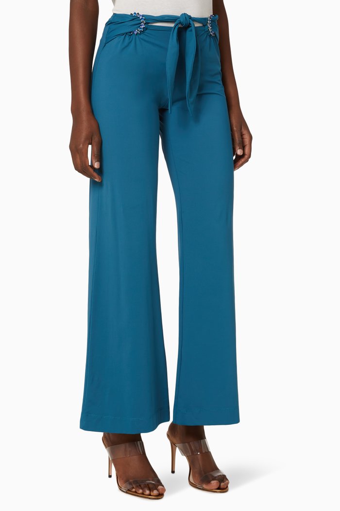 

Glam Ankle Pants, Blue
