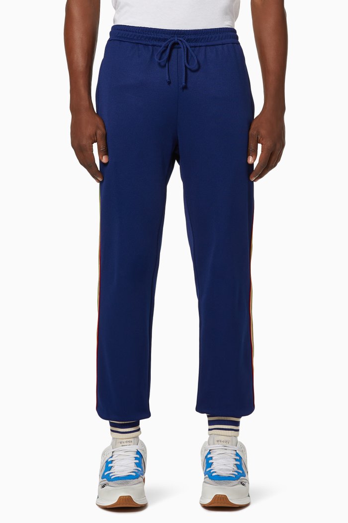 

Technical Jersey Jogging Pants, Blue