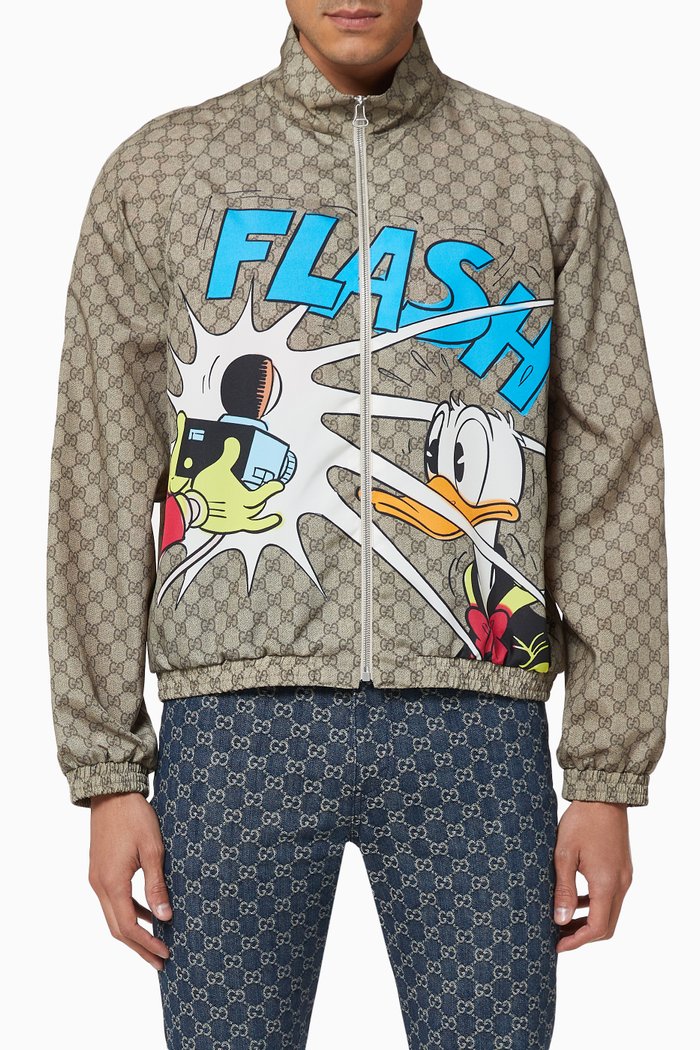 

x Disney Donald Duck GG Nylon Jacket, Grey