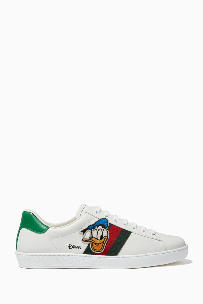 

x Disney Donald Duck Ace Sneakers in Leather, White