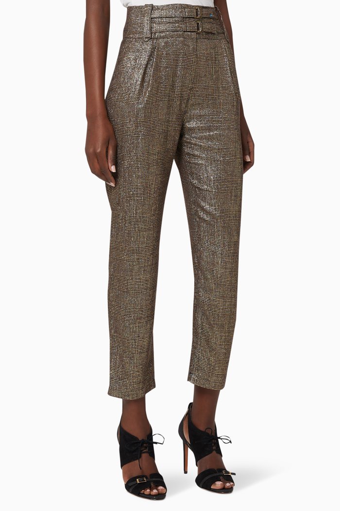 

Apice Lamé Flannel Pants, Multicolour