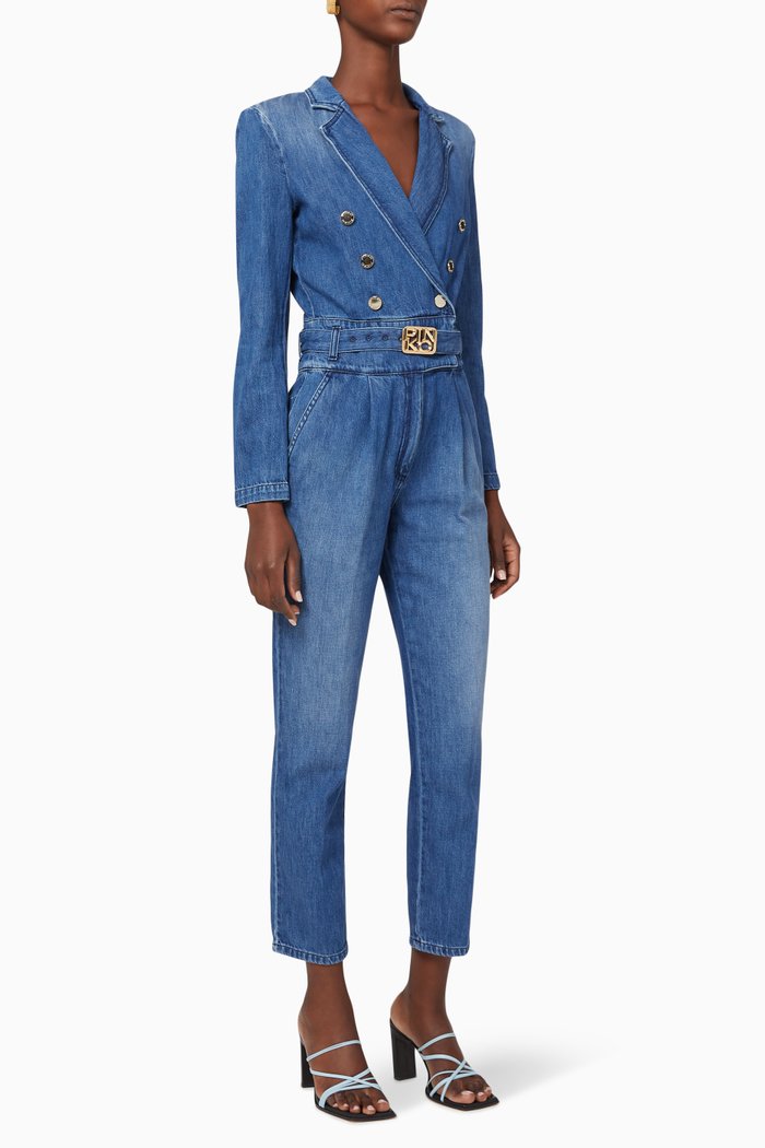 

Perry Denim Jumpsuit, Blue
