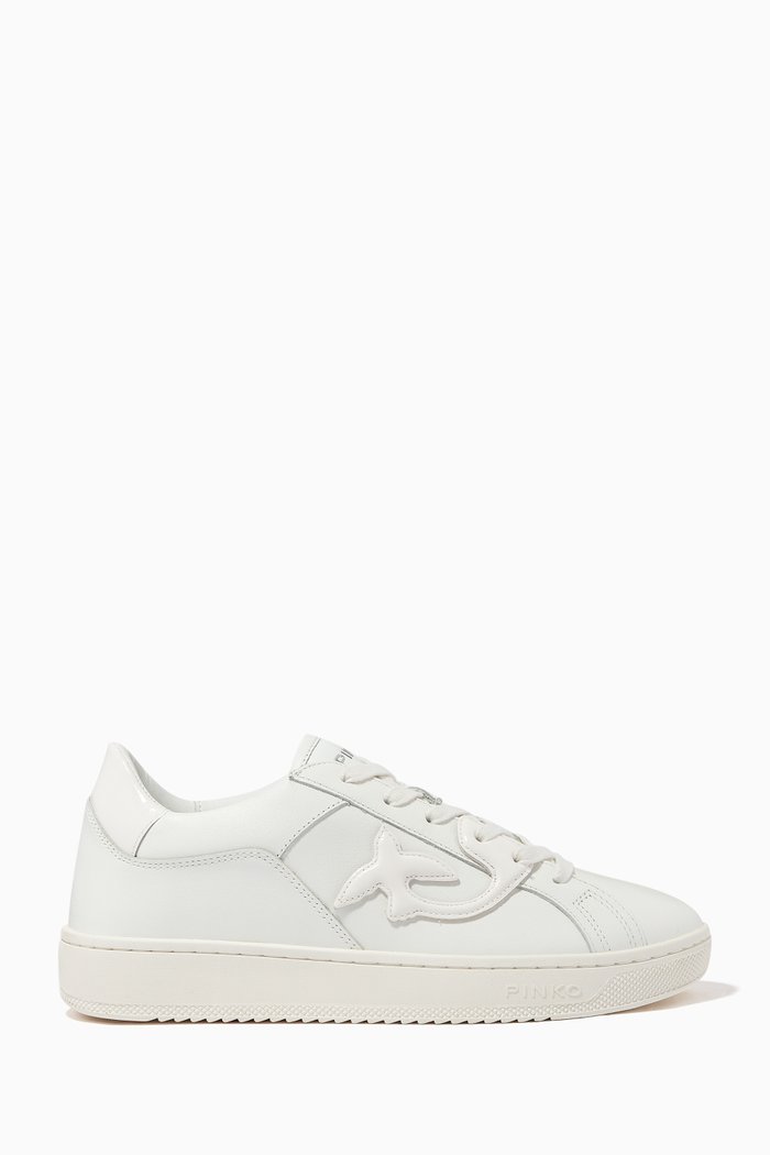 Liquirizia Sneakers in Leather, White