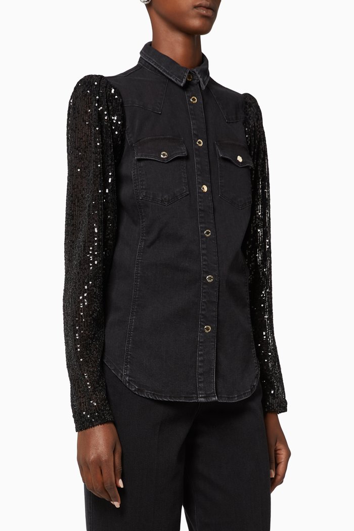 

Cruz Denim Shirt, Black