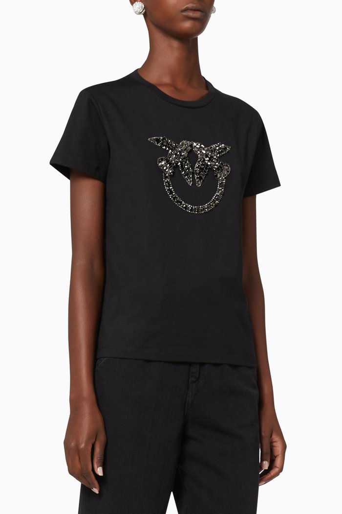 

Quentin Jersey T-Shirt, Black