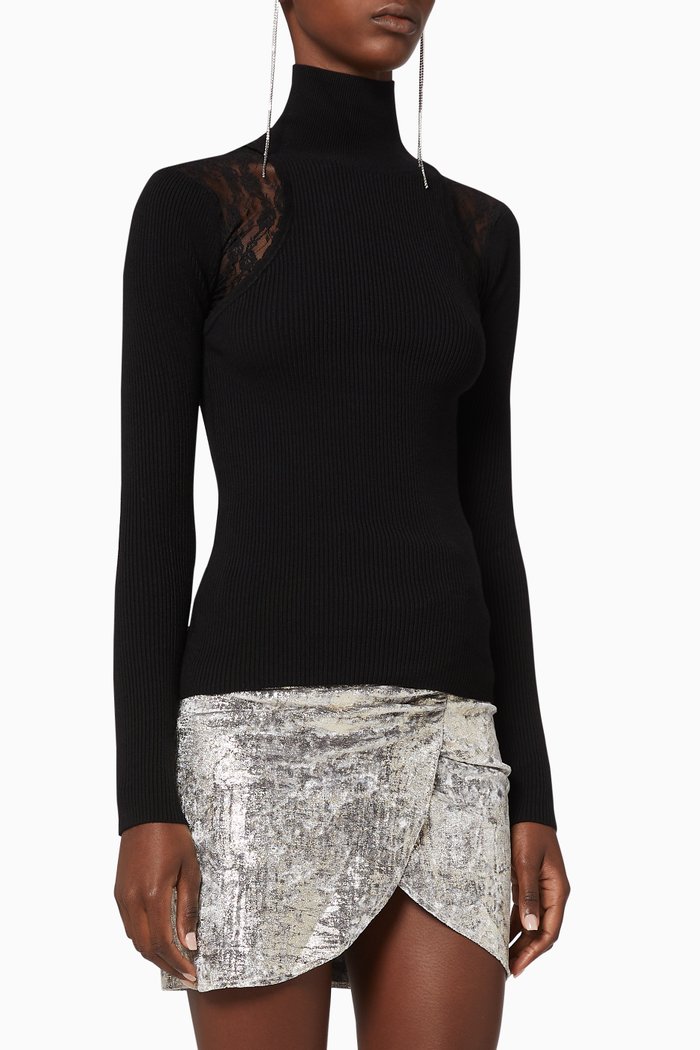 

Islanda Knit Pullover, Black