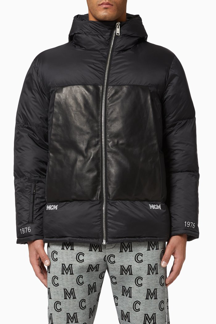 

Down-Filled Hooded Jacket, Black