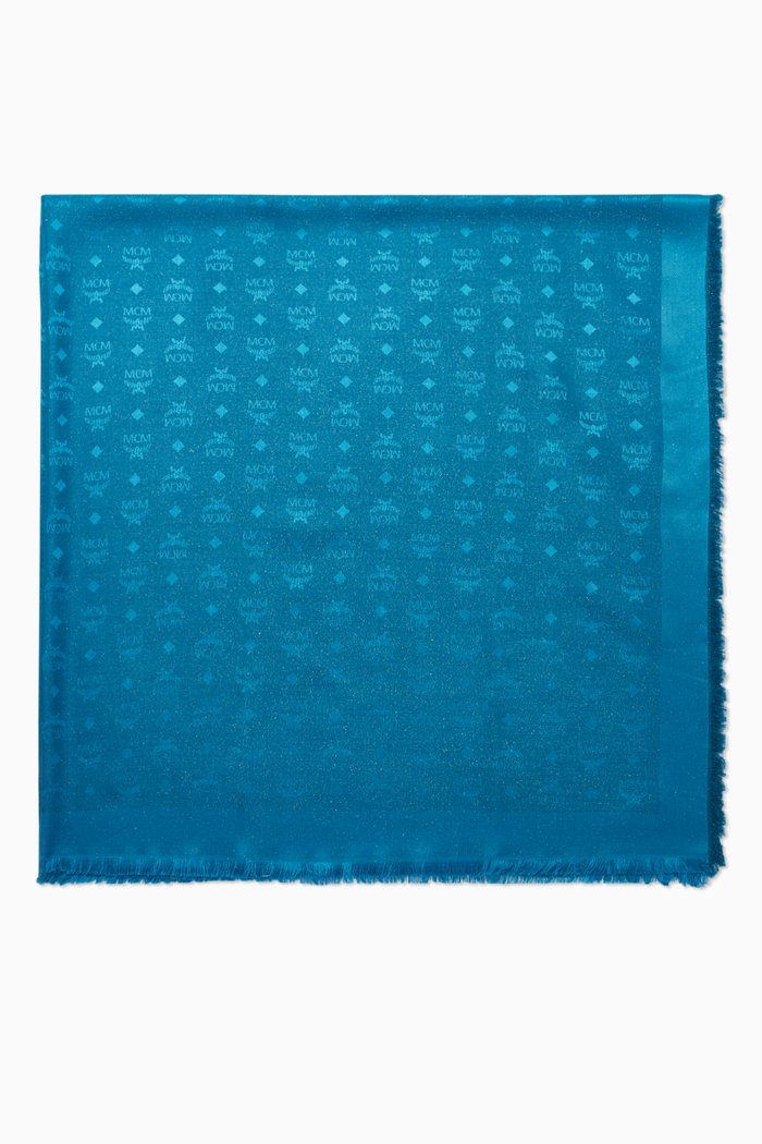

Monogram Jacquard Scarf, Green