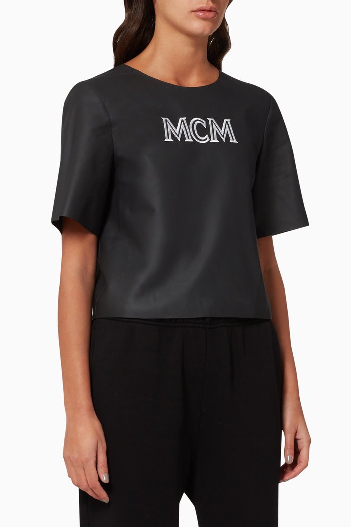 

Logo Cropped T-Shirt, Black