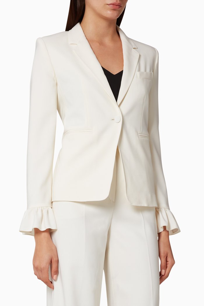 

Daphne Wool Blazer, White