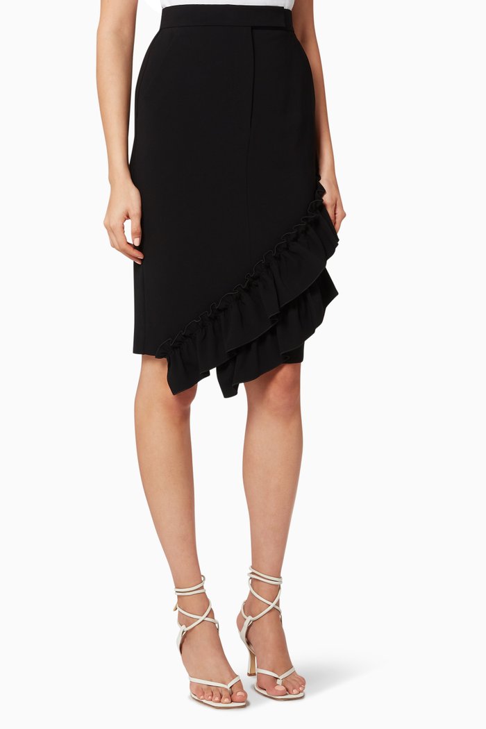 

Eles Ruffle Skirt, Black