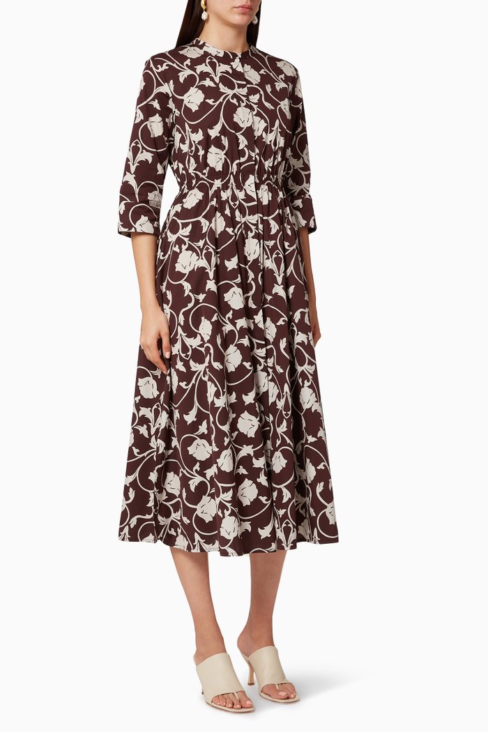 

Siena Cotton Dress, Burgundy