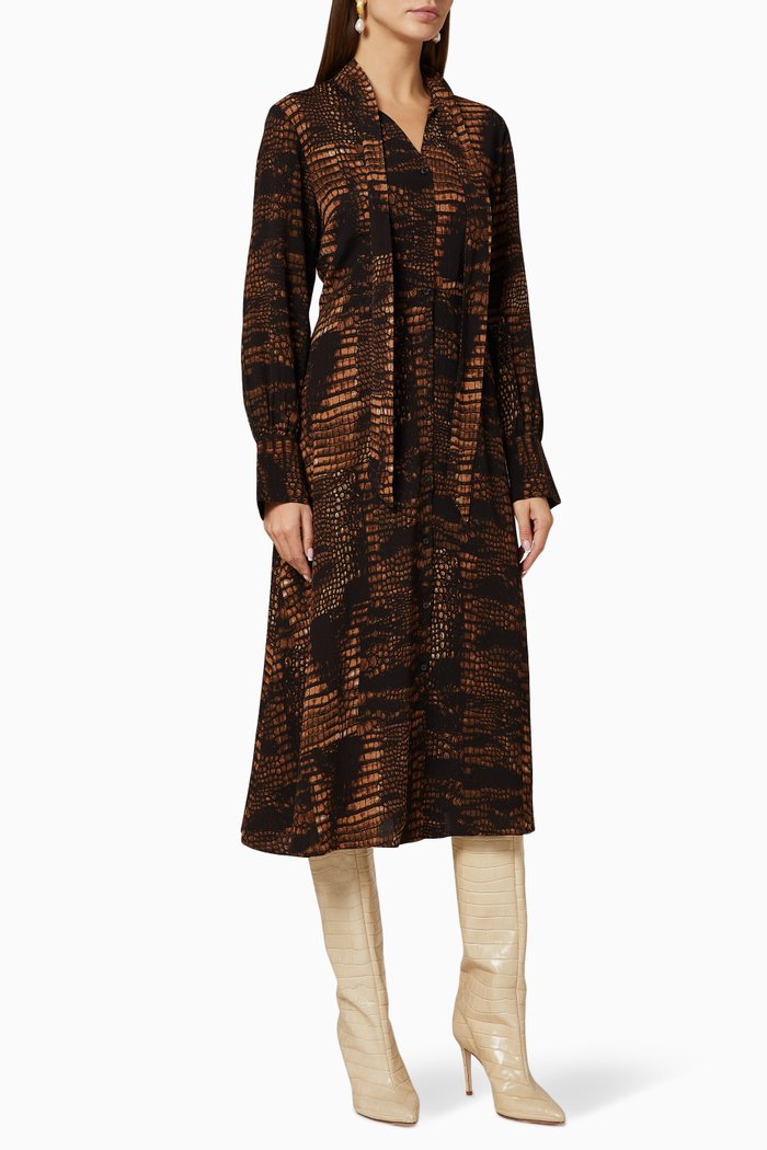 

Printed Midi Dress, Multicolour