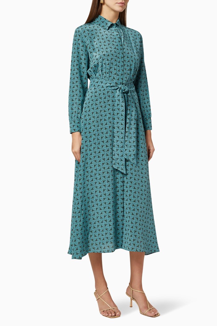 

Ornella Silk Dress, Multicolour