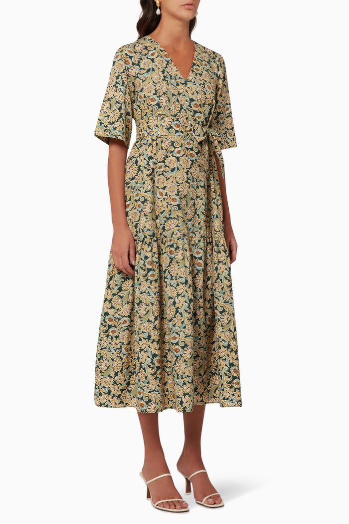 

London Cotton Dress, Multicolour