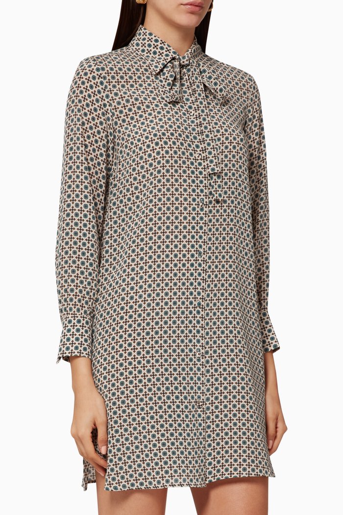 

Okra Silk Dress, Multicolour
