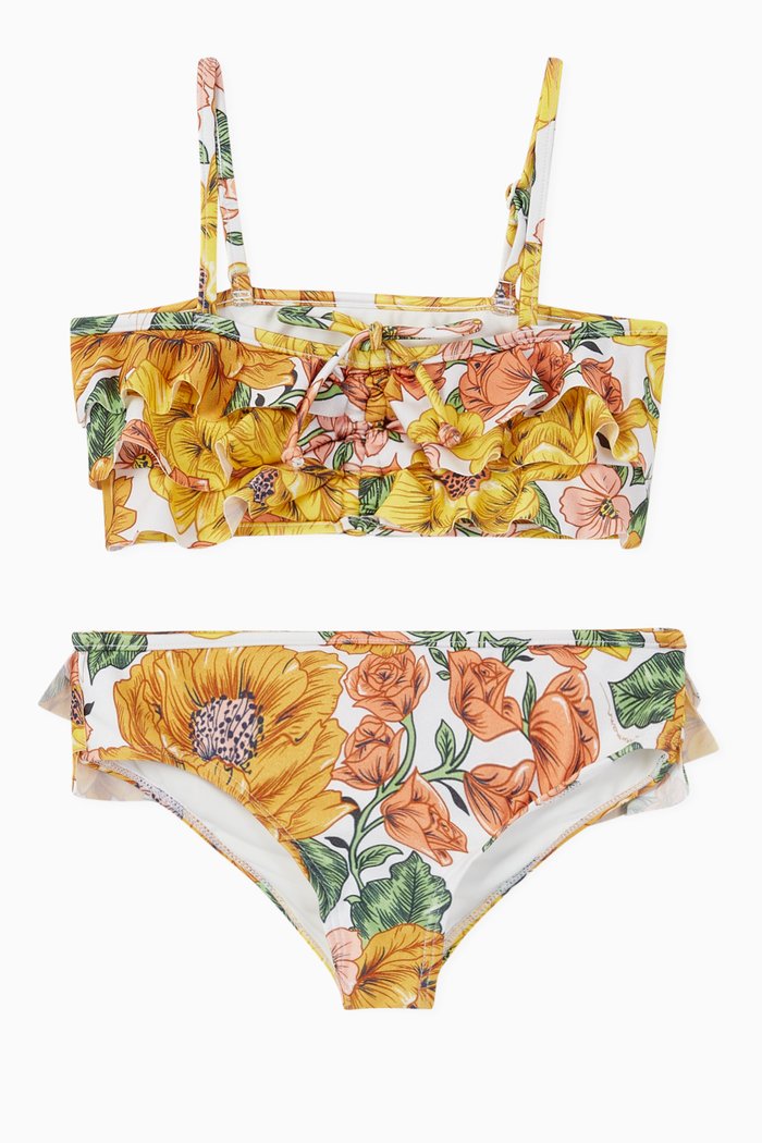 

Poppy Frill Bikini Set, Yellow
