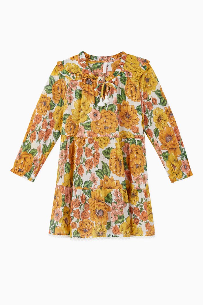 

Poppy Tiered Dress, Yellow