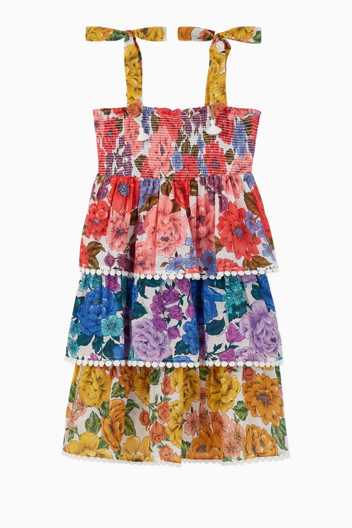 

Poppy Tiered Dress, Multicolour