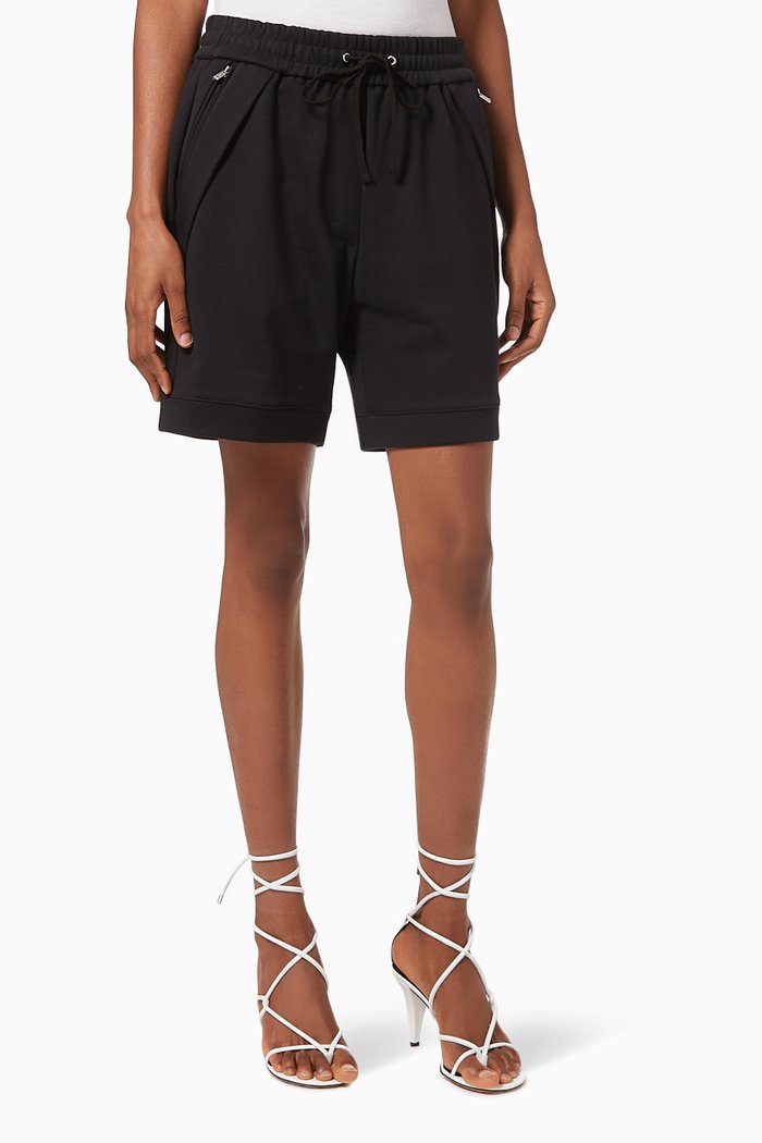 

French Terry Shorts, Black