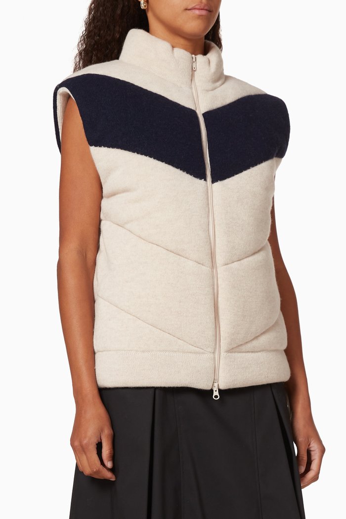 

Padded Quilted Vest, Pink