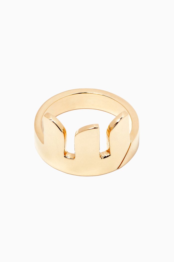 

"S" Ring in 18kt Yellow Gold