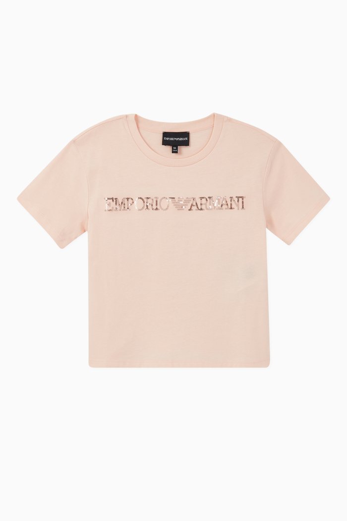 

EA Text Jersey T-Shirt, Pink