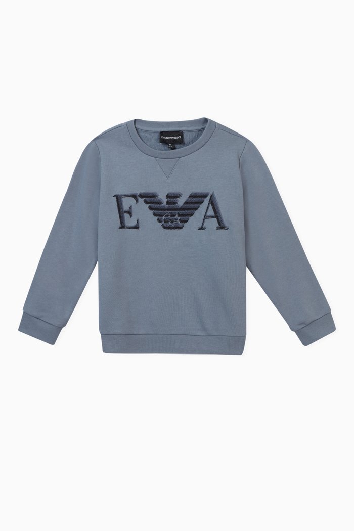 

EA 3D Eagle Jersey Sweatshirt, Grey
