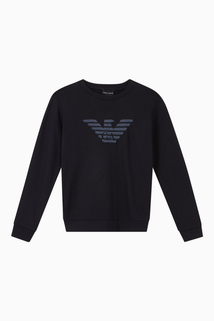 EA 3D Eagle Jersey Sweatshirt, Blue