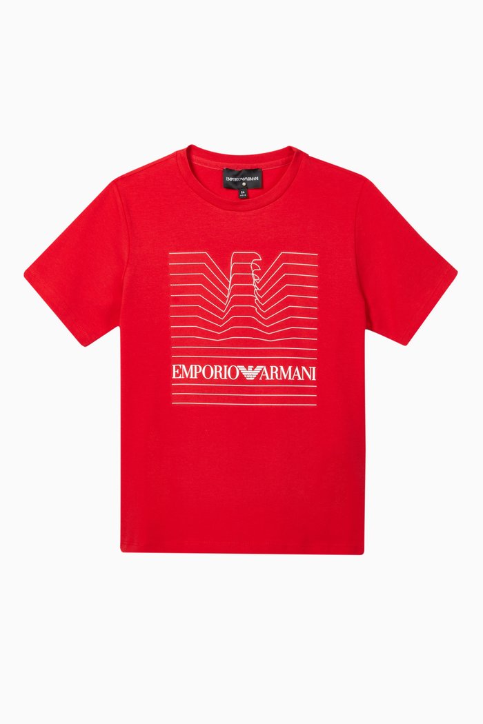 

EA Repeat Eagle Jersey T-Shirt, Red
