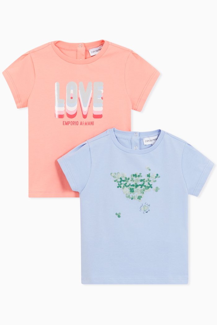 EA Love Clover T-Shirt, Set of 2, Pink