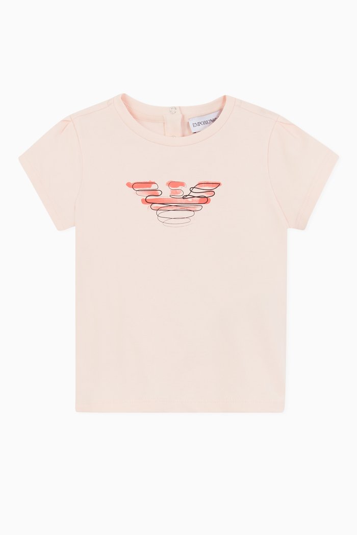

EA Signature Mosaic Jersey T-Shirt, Pink