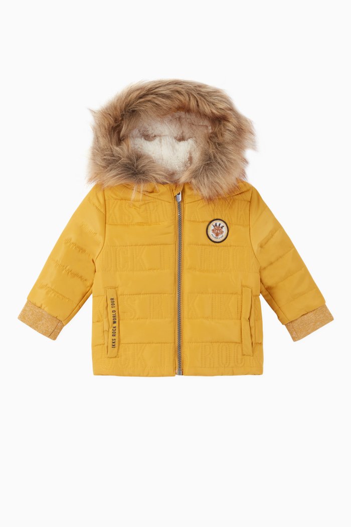 

Rock Quilted Padded Jacket, Yellow