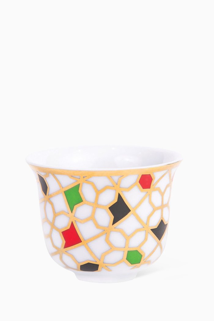 

Unity Arabic Coffee Cup Gift Box, Set of 6, Multicolour